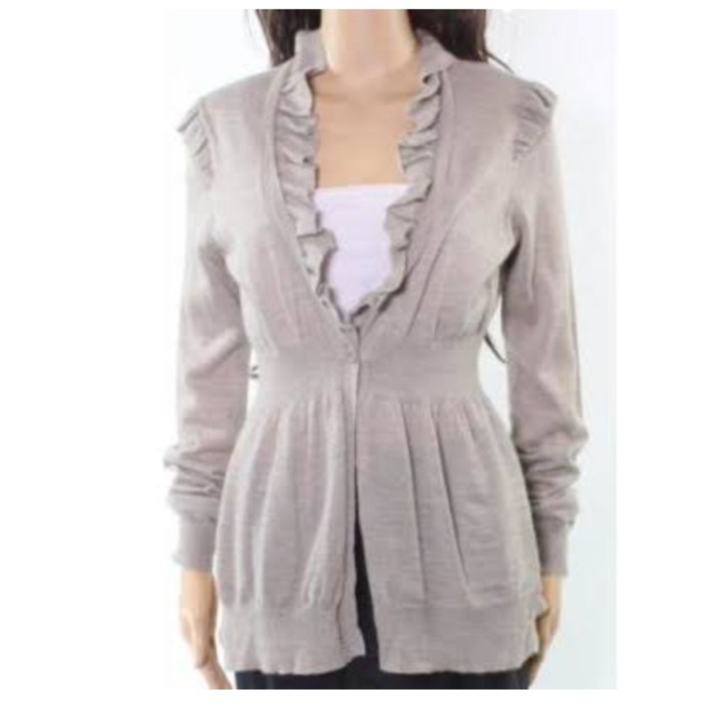 Rebecca Taylor Ruffle Cardigan - Picture 2 of 8